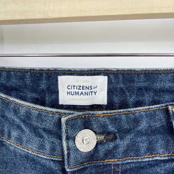 Citizens of Humanity | Zurie Straight Leg Jeans Garnish Medium Blue 31 - Picture 6 of 15
